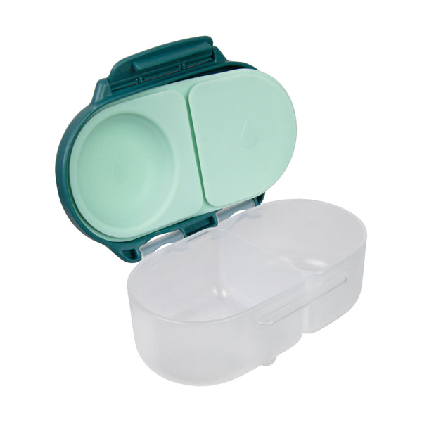 b.box Leakproof Snack Box with Flexi Fruit Holder β Emerald Forest Green