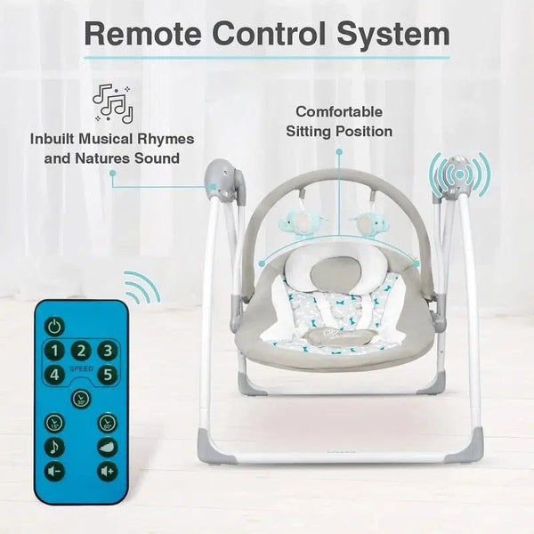 R For Rabbit Swing Snicker Blue