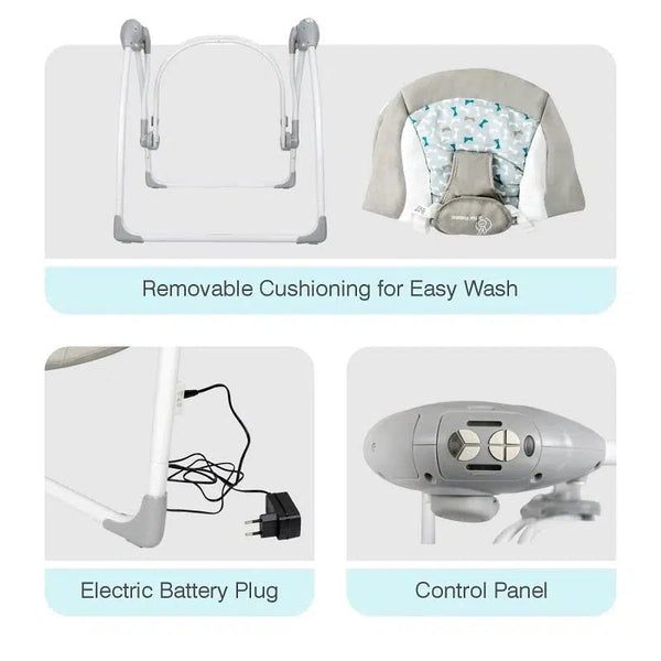 R For Rabbit Swing Snicker Blue