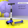 EMotorad Formula Fun Speed Glide Ride on Scooter - Blue