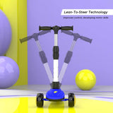 Formula Fun by EMotorad Speed Glide Kick Scooter 3Y+ Blue