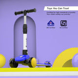 Formula Fun by EMotorad Speed Glide Kick Scooter 3Y+ Blue