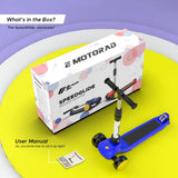 Formula Fun by EMotorad Speed Glide Kick Scooter 3Y+ Blue