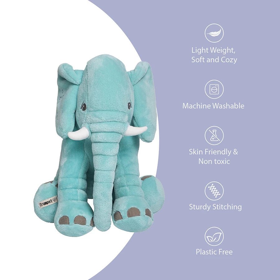 Mi Arcus Stampy Knitted Soft Toy - Sea Green