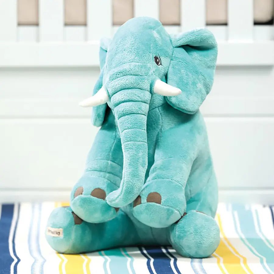 Mi Arcus Stampy Knitted Soft Toy - Sea Green