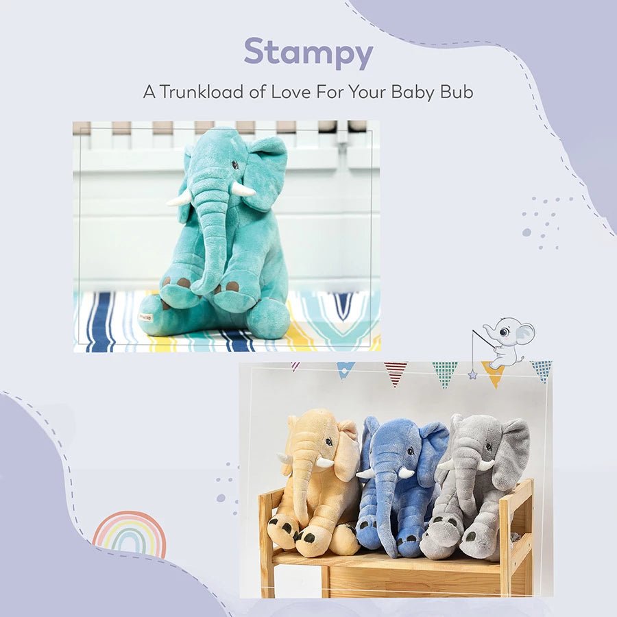 Mi Arcus Stampy Knitted Soft Toy - Sea Green
