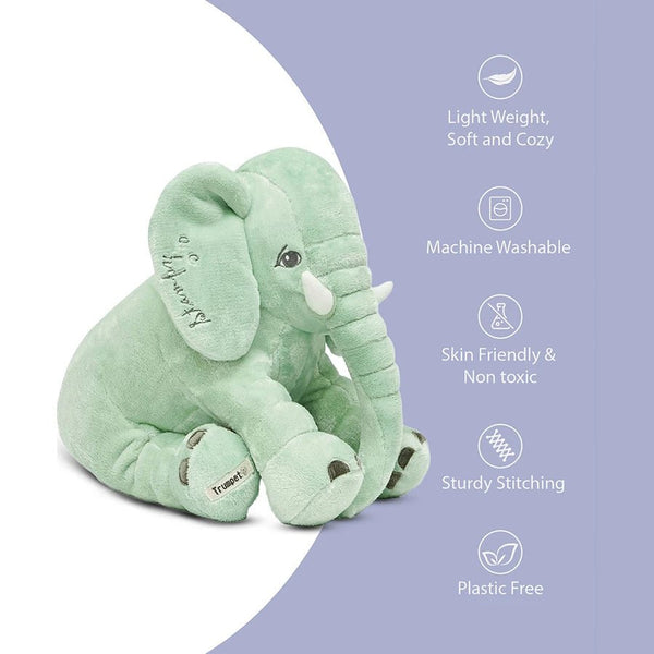 Mi Arcus Stampy Knitted Soft Toy - Light Green