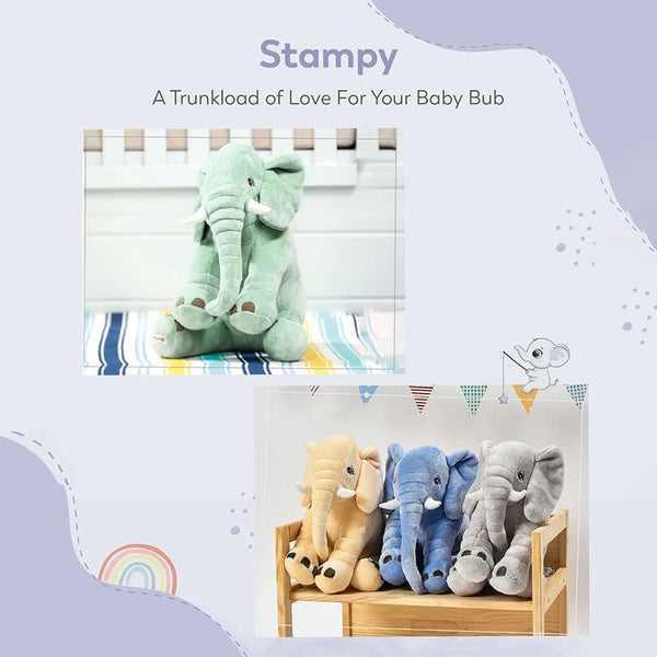 Mi Arcus Stampy Knitted Soft Toy - Light Green