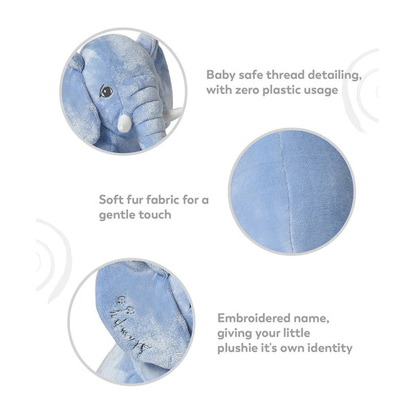 Mi Arcus Stampy Knitted Soft Toy - Candy Blue