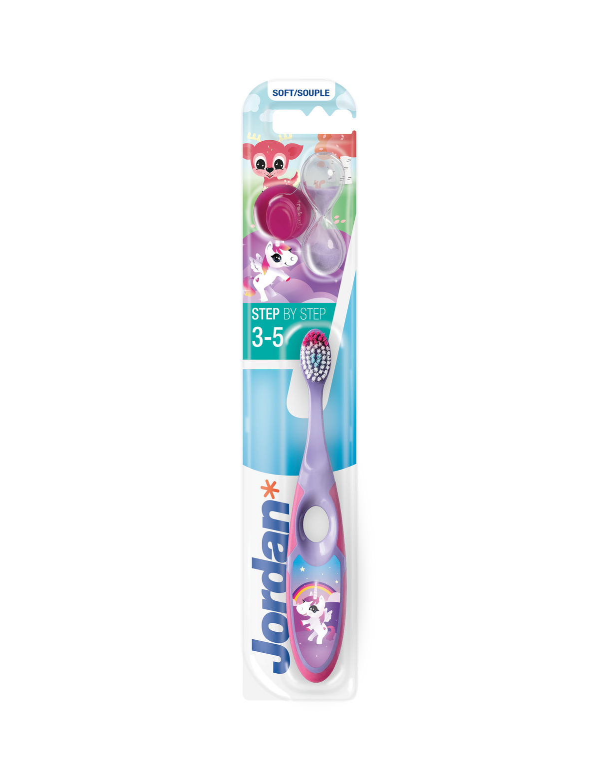 Jordan Step 3–5 Years Kids Toothbrush Soft Bristles – Assorted