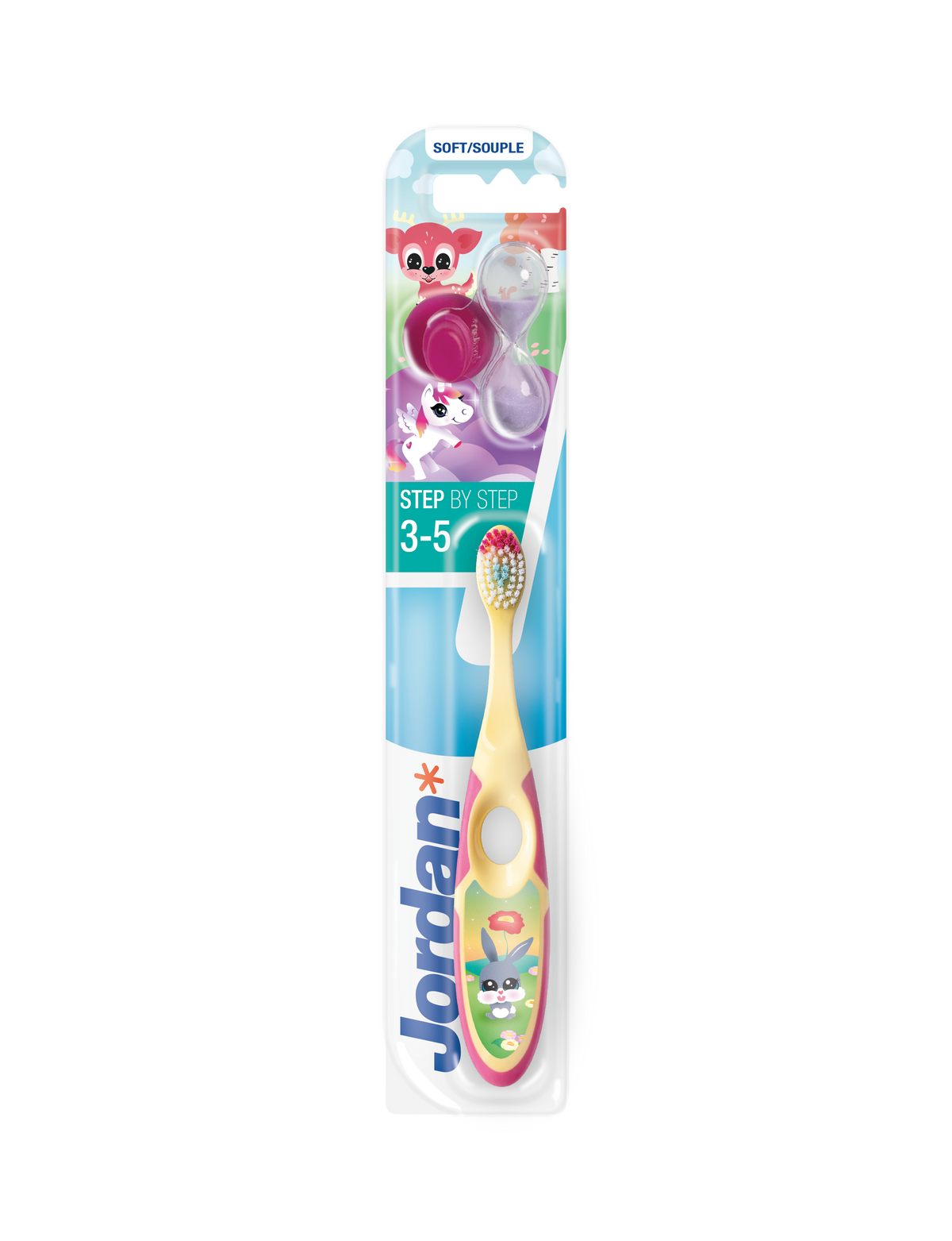 Jordan Step 3–5 Years Kids Toothbrush Soft Bristles – Assorted