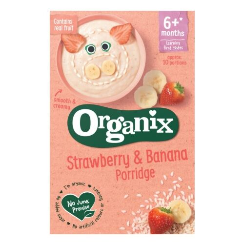 Organix Organic Strawberry and banana Porridge 120g