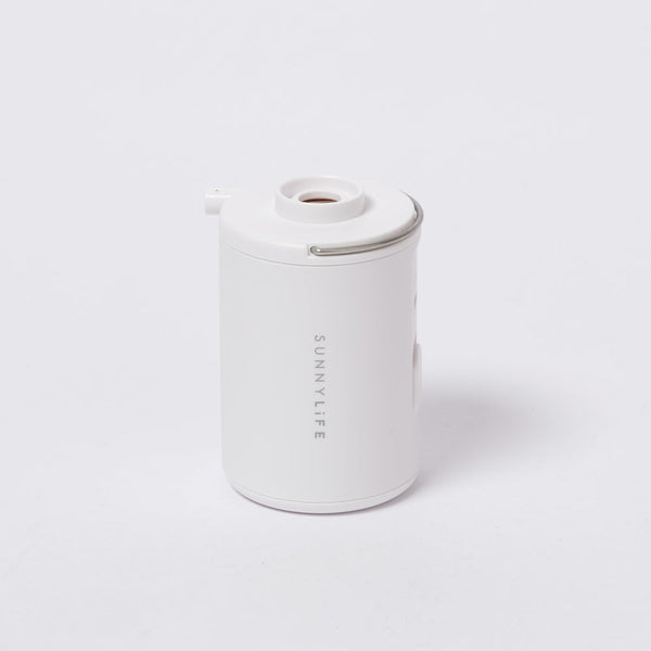 SUNNYLIFE Portable Mini Electric Air Pump - White