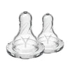 Dr. Brown’s Natural Flow Narrow Y-Cut Nipple 2-Pack 9m+ Clear