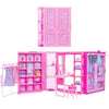 Barbie Dream Closet Doll & Playset 3 ft Wide Pink
