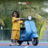Formula Fun by EMotorad Vespa Toy Ride On Scooter - Blue