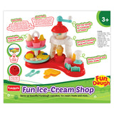 Dough Playset Funskool Fundough Ice Cream Shop 4 Tubs 3Y+ – Multicolour