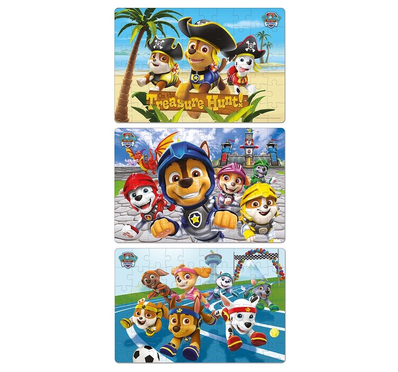 Frank Paw Patrol Puzzle 3 Puzzles In 1 5Y+ 60Pcs