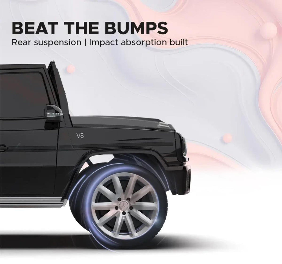 Formula Fun by EMotorad Mercedes-Benz G-Wagon Ride-On Car 3–7Y – Black