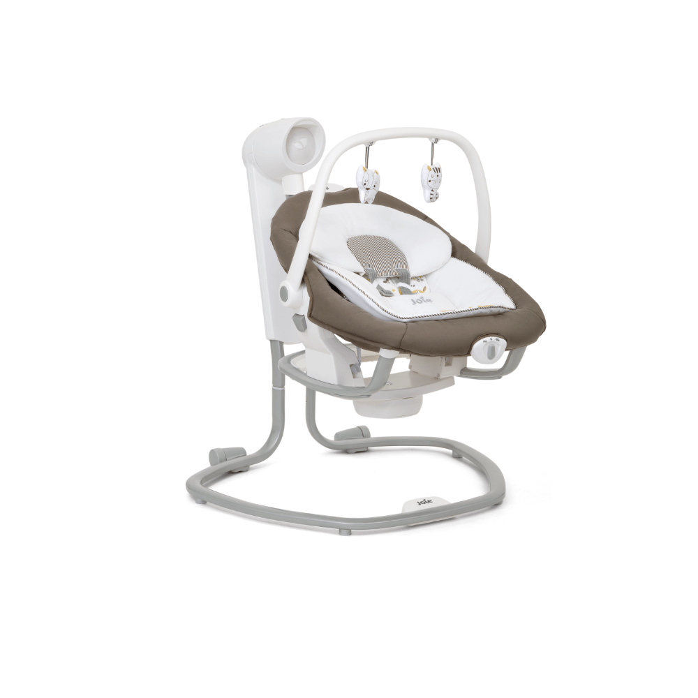 Joie Serina™ 2in1 Infant Swing & Portable Rocker – Walnut
