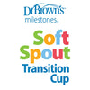 Dr Browns Soft Spout Transition Cup 6 Oz - Blue