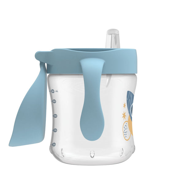 Dr Browns Soft Spout Transition Cup 6 Oz - Blue