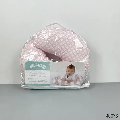 Sunnozy Nursing & Feeding Support Pillow 50 × 50 cm Pink