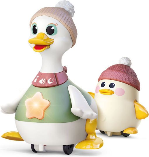 Hola Toys Baby Toy Duck Family Walk with Sounds for 6-36 Months
