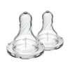 Dr. Brown’s Natural Flow Narrow Level 1 Nipple 2-Pack 0m+ Clear