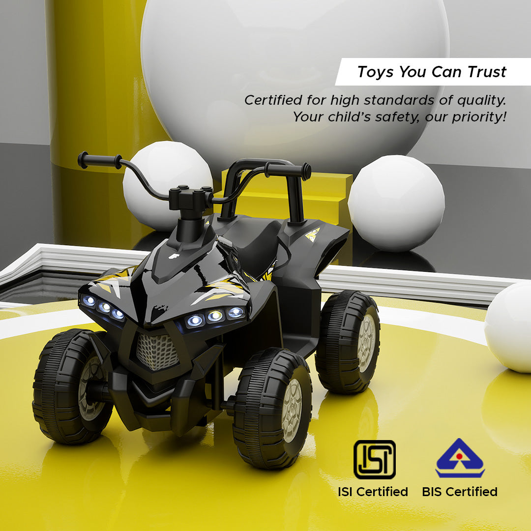 Formula Fun by EMotorad Turbo Trek Electric ATV Ride-On 3Y+ Yellow