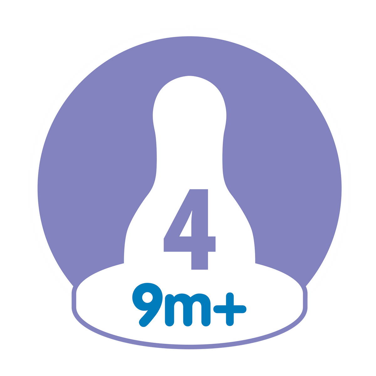 Dr. Brown’s Natural Flow Narrow Level 4 Nipple 2-Pack 9m+ Clear