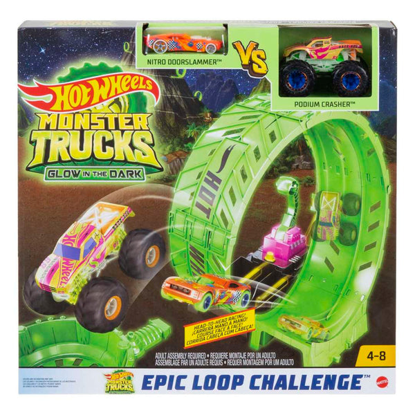 Hot Wheels Monster Trucks Glow-In-the Dark