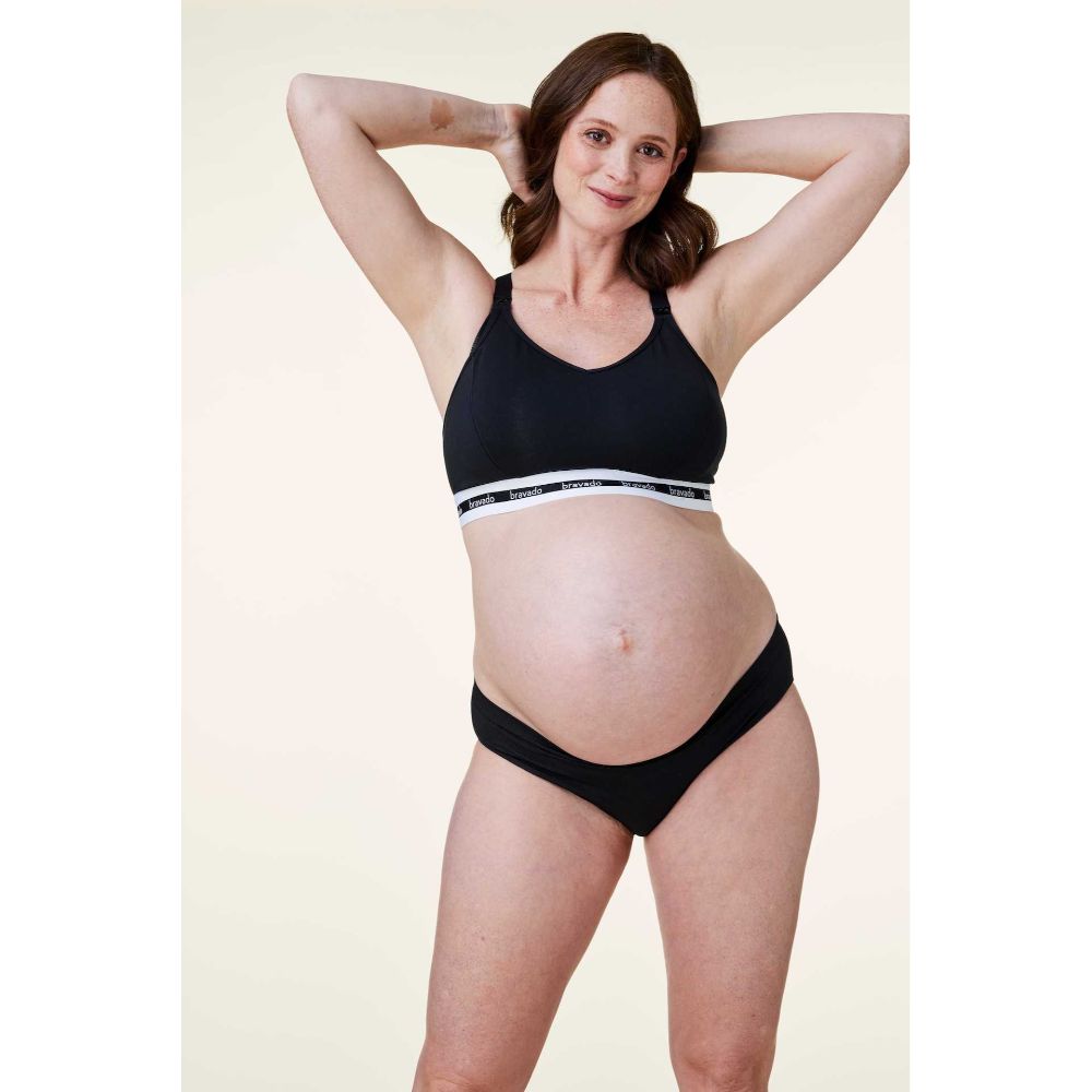 Bravado Original Full Cup Nursing Bra Small Dove Heather