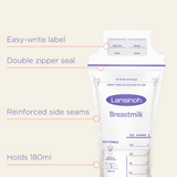 Lansinoh Breastmilk Storage Bags 180 ml Pack of 25