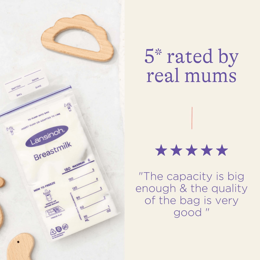 Lansinoh Breastmilk Storage Bags 180 ml Pack of 25