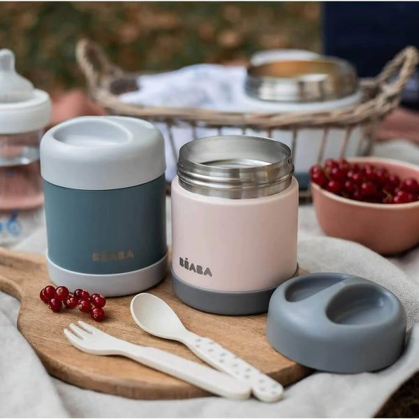 Beaba Stainless Steel Isothermal Portion 300 Ml (Pink)