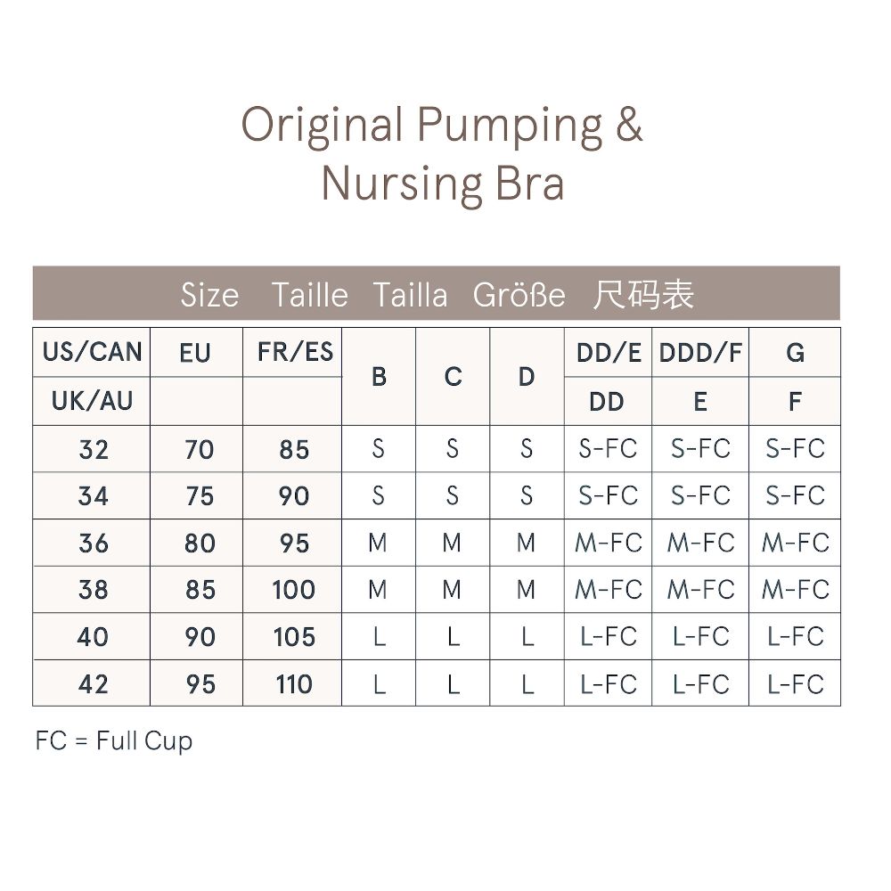 Bravado Original Pumping and Nursing Bra Small Black