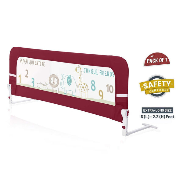 R For Rabbit Bed Rail Safety Guard Bed Rail Red