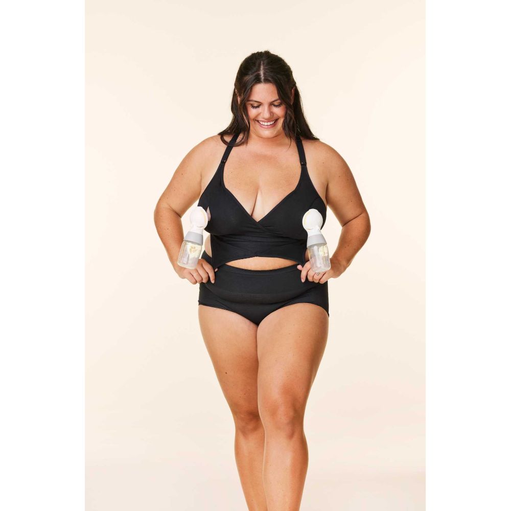 Bravado Original Full Cup Pumping and Nursing Bra Small Full Cup Black