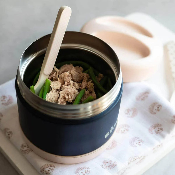 Beaba Stainless Steel Isothermal Portion - 500 Ml (Pink)