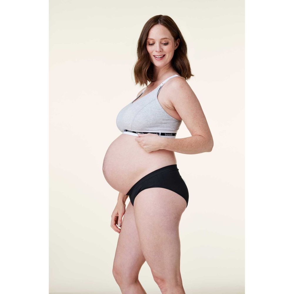Bravado Original Full Cup Nursing Bra Small Dove Heather