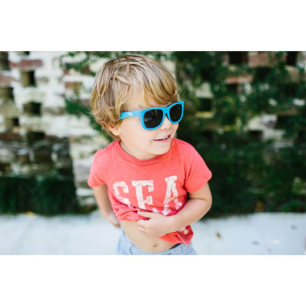 Babiators Originals Navigator Kids Sunglasses – Blue | Smoke Lens