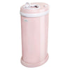 Ubbi Stainless Steel Diaper Pail with Child Safety Lock - Blush Pink