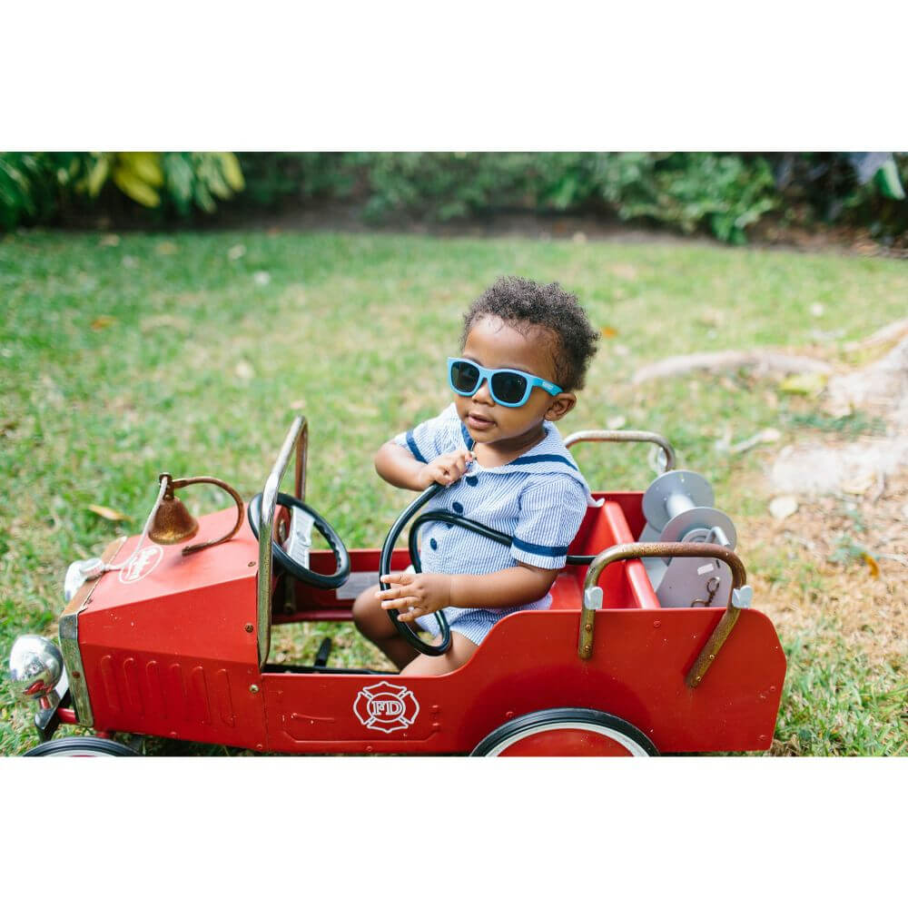 Babiators Originals Navigator Kids Sunglasses – Blue | Smoke Lens