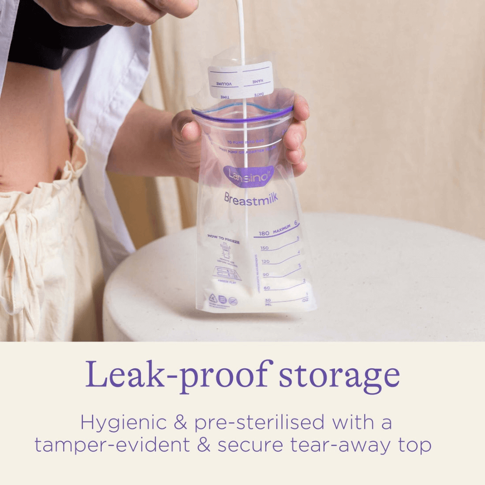 Lansinoh Breastmilk Storage Bags 180 ml Pack of 25