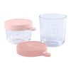 Beaba Set Of Glass Conservation Jars - 150/250 Ml