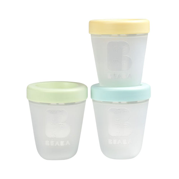 Beaba Set Of 3 X 200Ml Portions Silicone