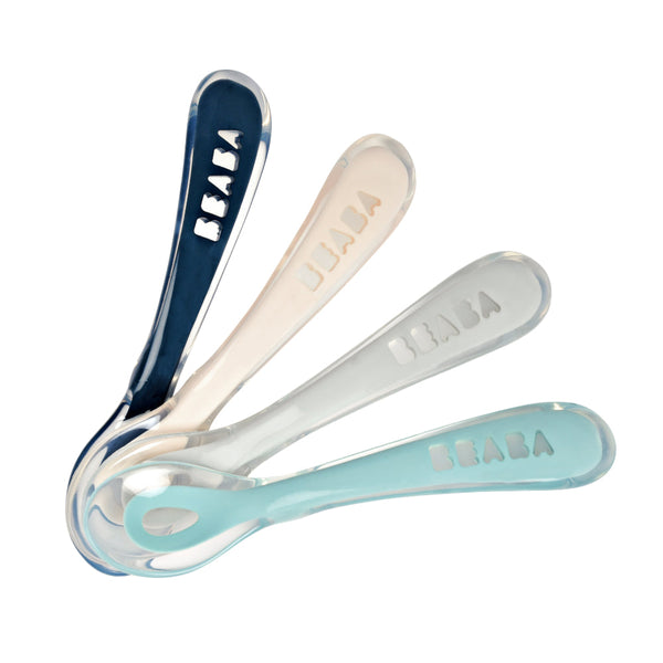 Beaba Baby 2Nd Stage Silicone Spoon - Set Of 4