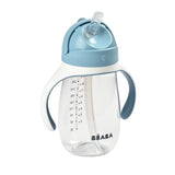 BÉABA 2-in-1 Straw Cup 300ml – Windy Blue | 8M+