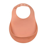 Béaba Silicone Baby Bib with Food Catcher – Airy Green